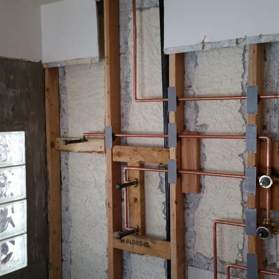 Copper pipe installation for Burst Pipe Repair in Buxton