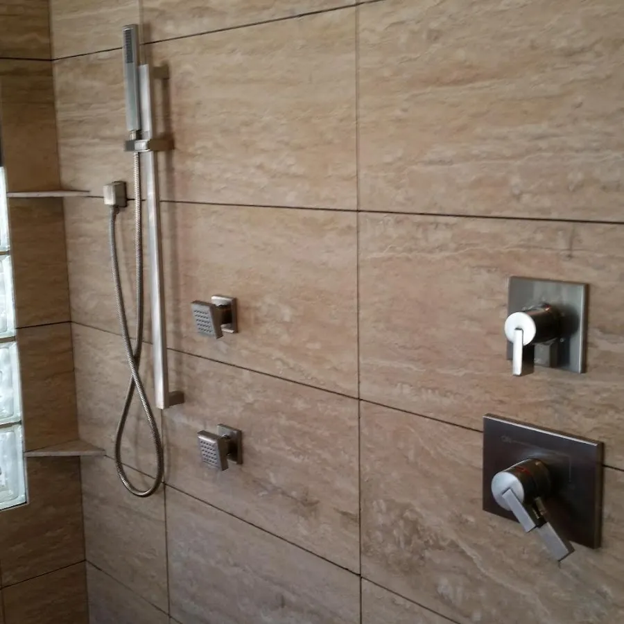 Shower fixture installation for Frozen Pipe Repair in Buxton
